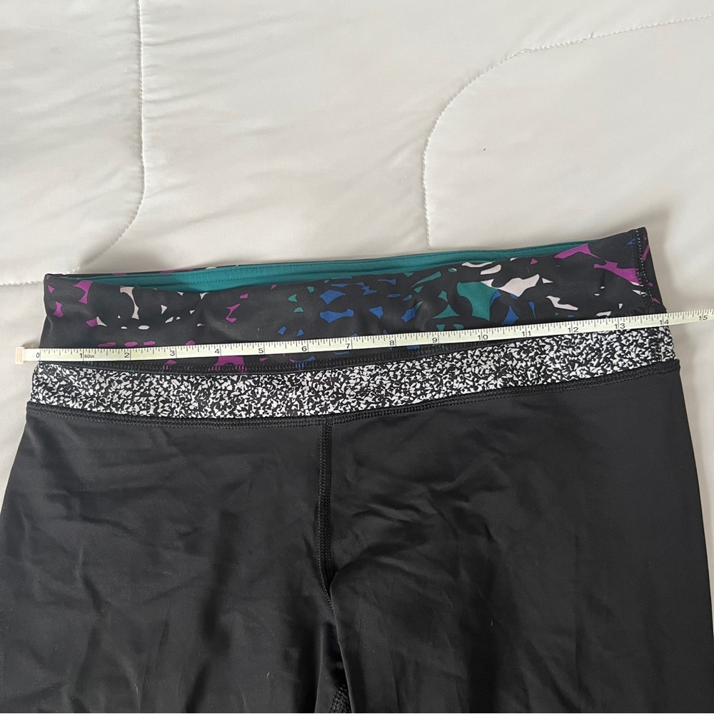 Lululemon black colorful leggings - Picture 7 of 8